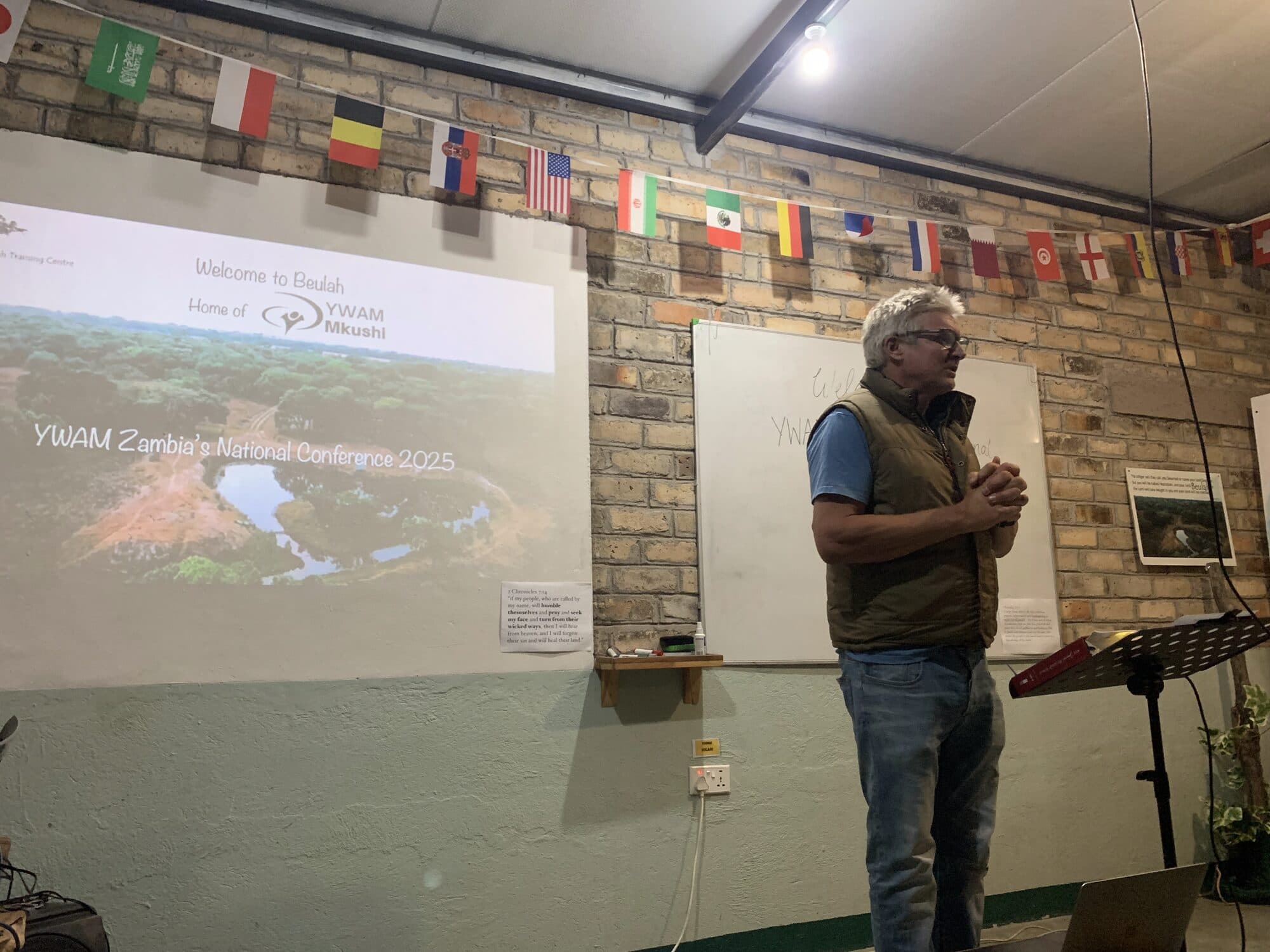 Teaching session at the YWAM Lusaka base